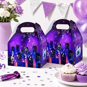 lot 45411 image: 24Pcs Kpop Party Favor Gift Boxes K Pop Music Birthday Party Decorations STOCK PHOTO APPROXIMATE