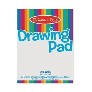 lot 45422 image: Melissa & Doug Drawing Pad 9 x 12 in