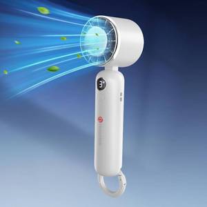 lot 45480 image: Hotsales Portable Handheld Fan, 5000mAh USB Rechargeable Personal Fan