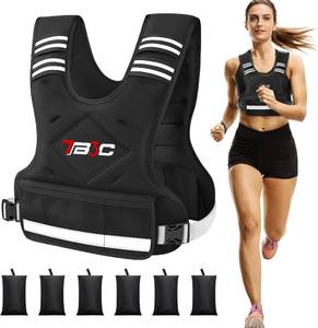 lot 45495 image: TB3C Adjustable Weighted Vest Woman, 4-1011-2020-30 LB Weight Vest for Women, Plus Size Womens Weighted Vest