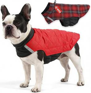 lot 78015 image: Reversible Dog Winter Coat for Dogs,Windproof Cold Weather Jacket SIZE 4XL