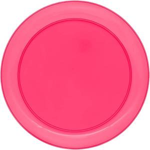 lot 78068 image: Party Essentials Party Supplies Bright Pink Assortment Disposable Plastic Dinnerware For Decorations, Birthday, Baby Shower, Bachelorette, 6-Inch, 40-Count