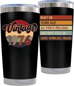 lot 78077 image: 50th Birthday Gifts For Men Women, 20 Oz Tumbler