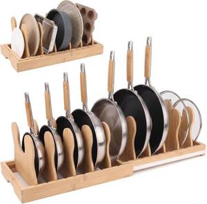 lot 78082 image: MEKER Pot Lid Holders, Cabinet Organizer for Food Contanier Lid, 10PCS