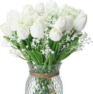 lot 78088 image: 40PCS Tulip Artificial Flowers Babysbreath