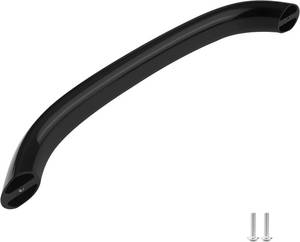 lot 78094 image: Microwave Door Handle Black Compatible with Frigidaire Electrolux Select Microwaves, Replace# 5304477398, Approx. 24.8 cm  9.76 in Hole Spacing, 27.6 cm  10.87 in Overall Length