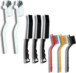 lot 78169 image: Betanull Crevice Cleaning Brush Set, Multi-Purpose Hard Bristle Brushes