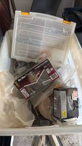 lot 5017 image: Lot of misc nails, screws etc  - Retail $0
