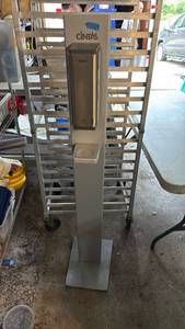 lot 5030 image: Cintas Sanitizing Station Floor Stand Dispenser - Retail $0