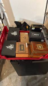lot 5042 image: Cigar Box Lot Java Drew Estate Perdomo CAO and More 8 Boxes - Retail $0