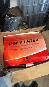 lot 5048 image: Mini Printer Line Thermal Receipt Printer POS - Retail $0