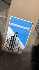 lot 5058 image: BarShield Preactivated Hand Sanitizer Stand Zero Touch Dispenser - Retail $0
