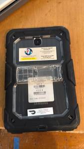 lot 5142 image: Samsung Tablet with Black Case Mfg Date 12132019 untested  - Retail $0