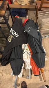 lot 5174 image: Lot of Assorted Promotional Umbrellas Mixed Sizes and Brands - Retail $0