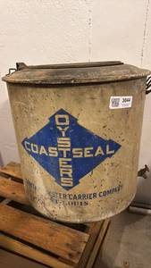 lot 5180 image: Coast Seal Water Carrier Company St. Louis Cylindrical Container - Retail $0