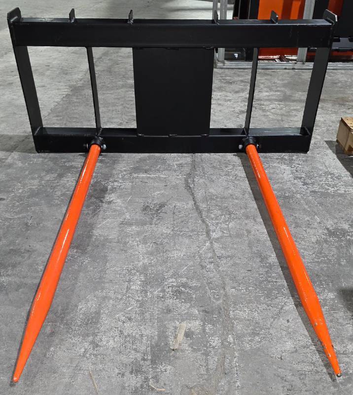 lot 1597 image: PABREAK Skid Steer Hay Bale Spear GCC-56