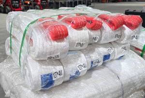 lot 1610 image: Set of Ten (10) - 10-Ton 4-Meter Lifting StrapsSlings