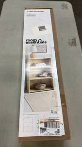 lot 2004 image: Room Essentials 3-Shelf Bookcase