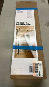 lot 2006 image: Room Essentials Metal Adjustable Bed Frame TwinFullQueen