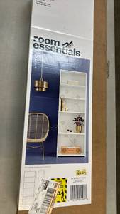lot 2011 image: Room Essentials 5-Shelf Bookcase White