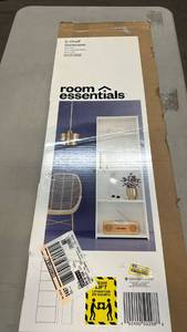 lot 2015 image: Room Essentials 5-Shelf Bookcase White Finish