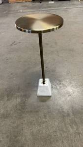 lot 3027 image: Marble Drink Table - Threshold