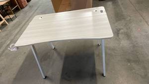 lot 3033 image: Electric Height Adjustable Desk with Control Panel and Power Cord