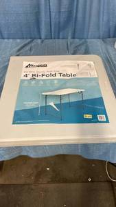 lot 3046 image: PeakForm 4 Bi-Fold Table 24 x 48 Adjustable Height Multi-Use
