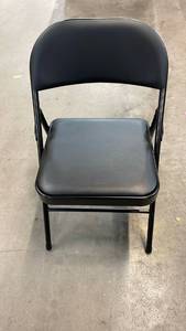 lot 3049 image: Peakform Vinyl Padded Chair Black