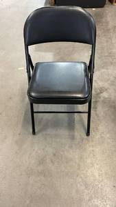 lot 3051 image: Peakform Vinyl Padded Chair Black