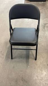 lot 3052 image: Peakform Vinyl Padded Chair Black