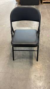 lot 3053 image: Peakform Vinyl Padded Chair Black