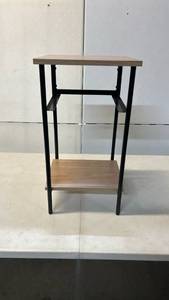 lot 8014 image: Room Essentials End Table with Open Shelf and Spot for Fabric Drawer