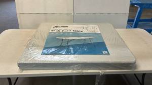 lot 8033 image: Peakform 6 Bi-Fold Table 28 lb