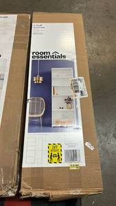 lot 8044 image: Room Essentials 5-Shelf Bookcase White Finish 71.8 in H