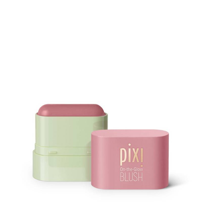 lot 131 image: Pixi by Petra On-the-Glow Blush Mini - Fleur - 0.3oz Brightening Multi-Use Stick, Buildable Coverage - Retail $12