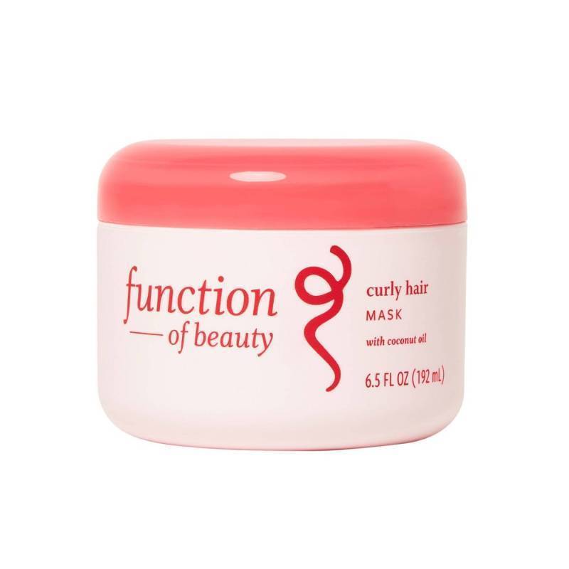 lot 103 image: Function of Beauty Curly Hair Mask Base with Coconut Oil - 6.5 fl oz - Retail $10