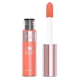 lot 128 image: L Oreal Paris Lumi Le Liquid Blush  Intense Liquid Pigments  Dewy Rich Coral  0.33 fl oz - Retail $17