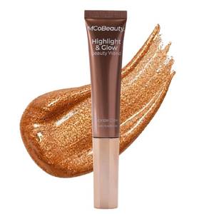 lot 130 image: MCoBeauty Highlight & Glow Beauty Wand Liquid Highlighter - Bronze - Retail $10