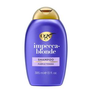 lot 133 image: OGX Color Care  Impecca-Blonde Purple Shampoo, 13 fl oz - Retail $11