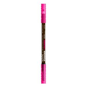 lot 152 image: NYX Professional Makeup Powder Louder Brow Pencil - Ash Brown - 0.13oz Filling, Shaping, Finish, Single Container - Retail $12