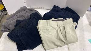 lot 1200 image: Mens 36x34 cords and khakis
