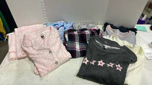 lot 1208 image: Ladies pajamas sz Sml and Med sets with L and XL tops