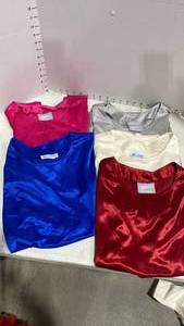 lot 1210 image: Ladies silky tee short sleeve tees sz Med and Lg