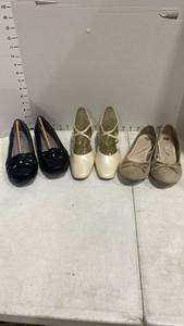 lot 1234 image: Ladies shoes black ones new sz 7.5N, dress shoes 6.5M casual 7.5M
