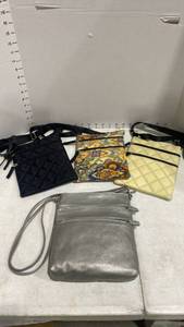 lot 1240 image: Ladies adjustable crossbody or shoulder bags