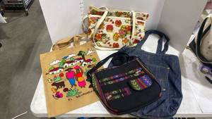 lot 1245 image: Tote bags and Canyon Sky shoulder or crossbody bag