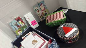 lot 1317 image: Christmas cards, gift tags and more