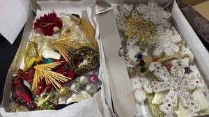 lot 1343 image: Christmas ornaments