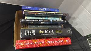 lot 1409 image: Books including the blank slate and more